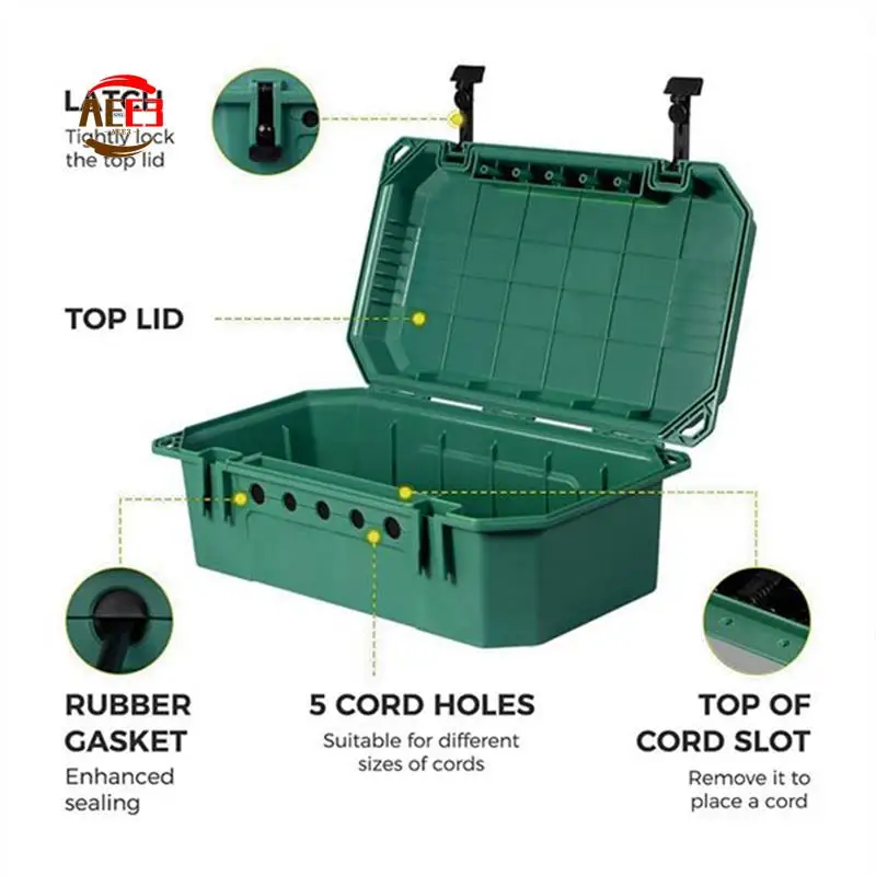 

AEE3-Outdoor Weatherproof Connection Box, Ip54 Water-Resistant Extension Cord Connection Box, Electrical Box To Protect