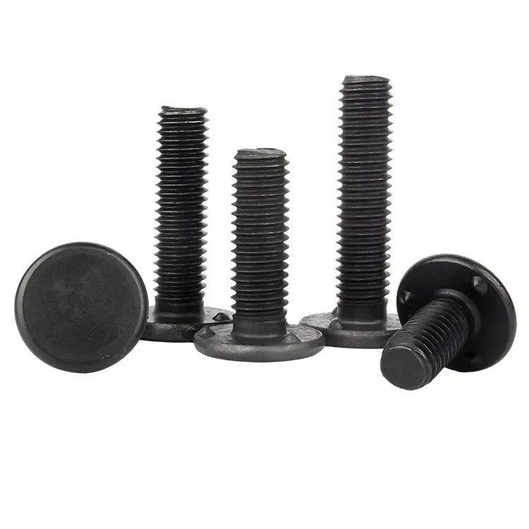 10~100Pcs M5 M6 M8 M10 Grade 8.8 Carbon Steel Black Welding Screws Flat Head Three-Point Car Welding Studs