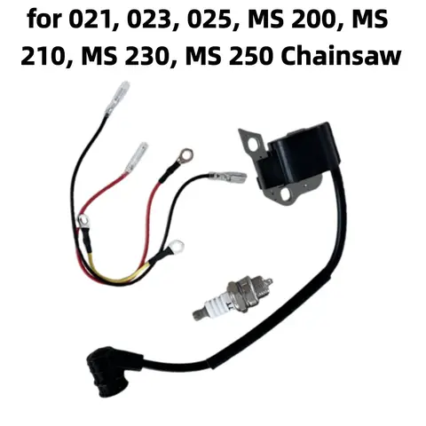 Ignition Coil Spark Plug Kit 0000-400-1306 00004001306 For STIHL 021 023 025 MS210 MS200 MS230 MS250 Chainsaw Parts