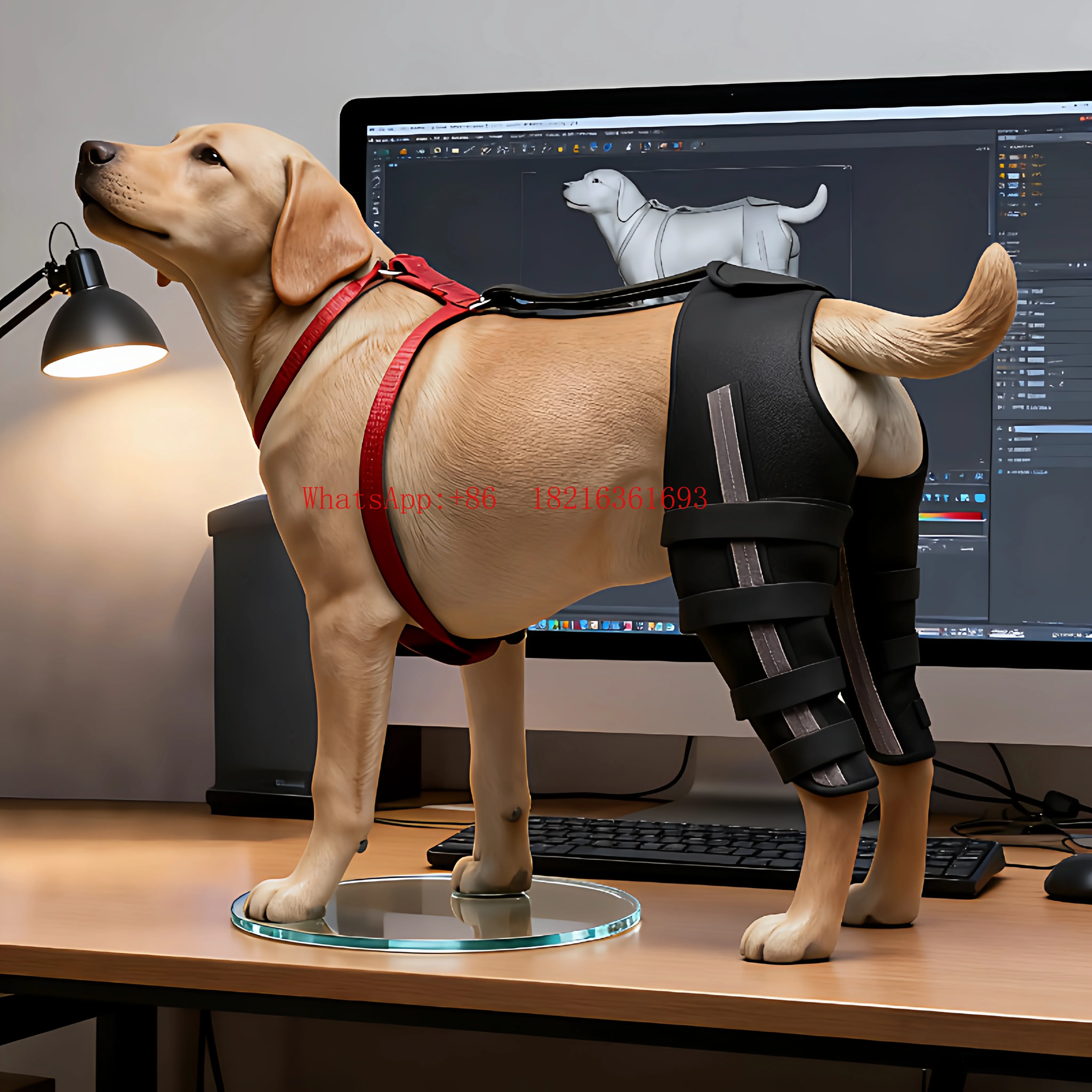 Dog Brace Knee Pads Are Suitable for Dogs with Torn Cruciate Ligaments and Patella Legs To Relieve Joint Pain