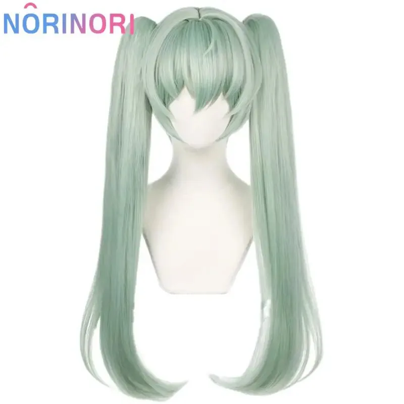 2025 لعبة جديدة Zenless منطقة صفر كورين ويكس تأثيري فستان مُصمم حسب الطلب القوطية خادمة تنورة الأخضر مزدوجة ذيل حصان الشعر سلسلة المئزر جورب