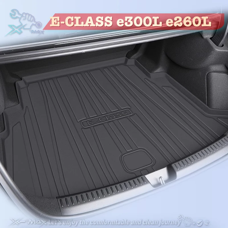 

Для Benz E-CLASS e300L e260L 2016-2025 TPE индивидуальный коврик в багажник автомобиля всесезонный коврик в багажник 3D-образный лазерный измерительный коврик в багажник