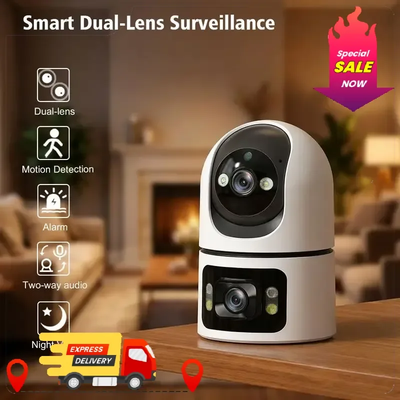 3mp High-Definition Pixel Wifi Indoor Smart Camera 2.4g Vision Motion Detection Auto Track Two-Way Voice Audio Remote Monitoring