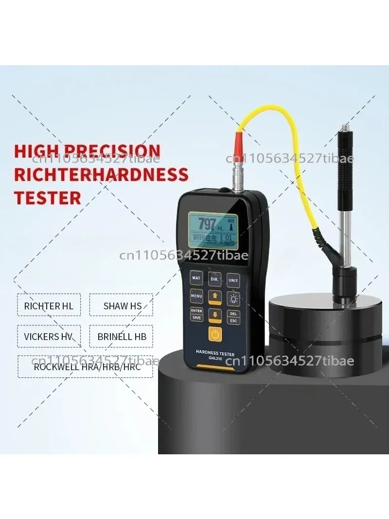 Portable Leeb Hardness Tester Rebound Type HL HB HRB HRC HRA HV HS for Metal Steel Hardness Testing Tool