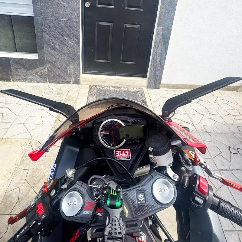 

Adjustable Rotating Rearview Mirror Motorcycle Wind Wing Mirror For Honda CBR650 600RR Yamaha Kawasaki BMW Ducati Suzuki Aprilia