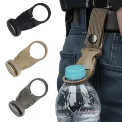 Military Molle Attach Webbing Buckle Hook Water Bottle Clip Outdoor Tools Backpack Holder Climbing Hanger Clasp Carabiner B V3D3