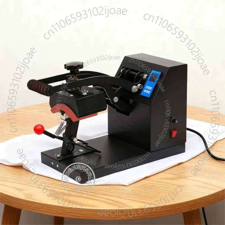 Benchtop Cap Heat Press, Small Transfer Cap Machine, Benchtop Multifunctional Cap Heat Press, Curved Label Heat Press