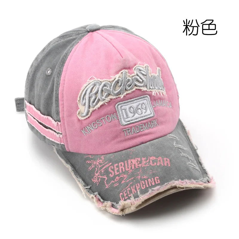 Retro Letter Embroidery Baseball Caps Spring Summer Men Women Cotton Adjustable Casual Hat Hip Hop Streetwear Sun Hats y2k hat