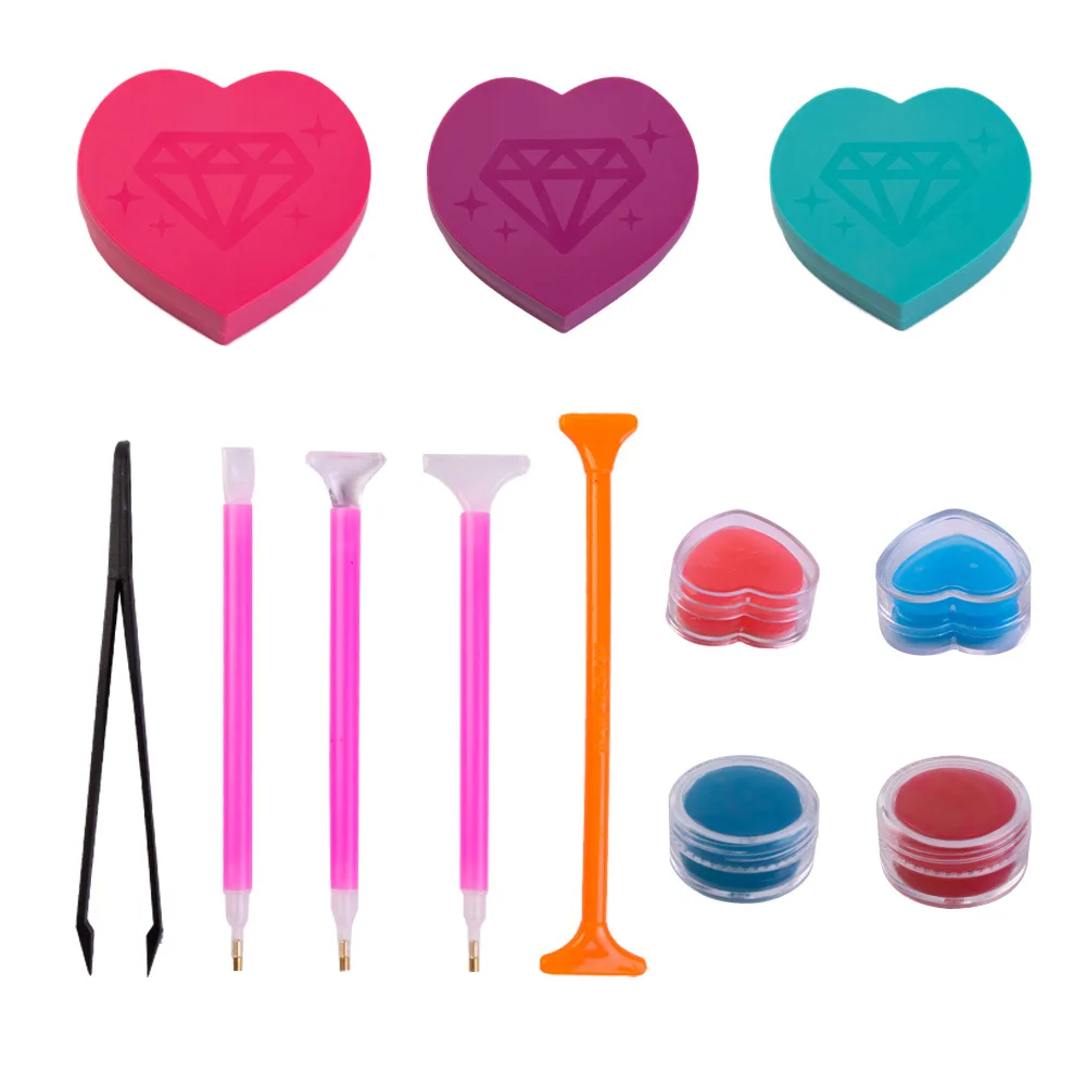 

DIY Diamond Painting Accessories Diamond Painting Cross Stitch 5D Embroidery Pen Tools Set Mosaic Glue Pen Kit Tweezers