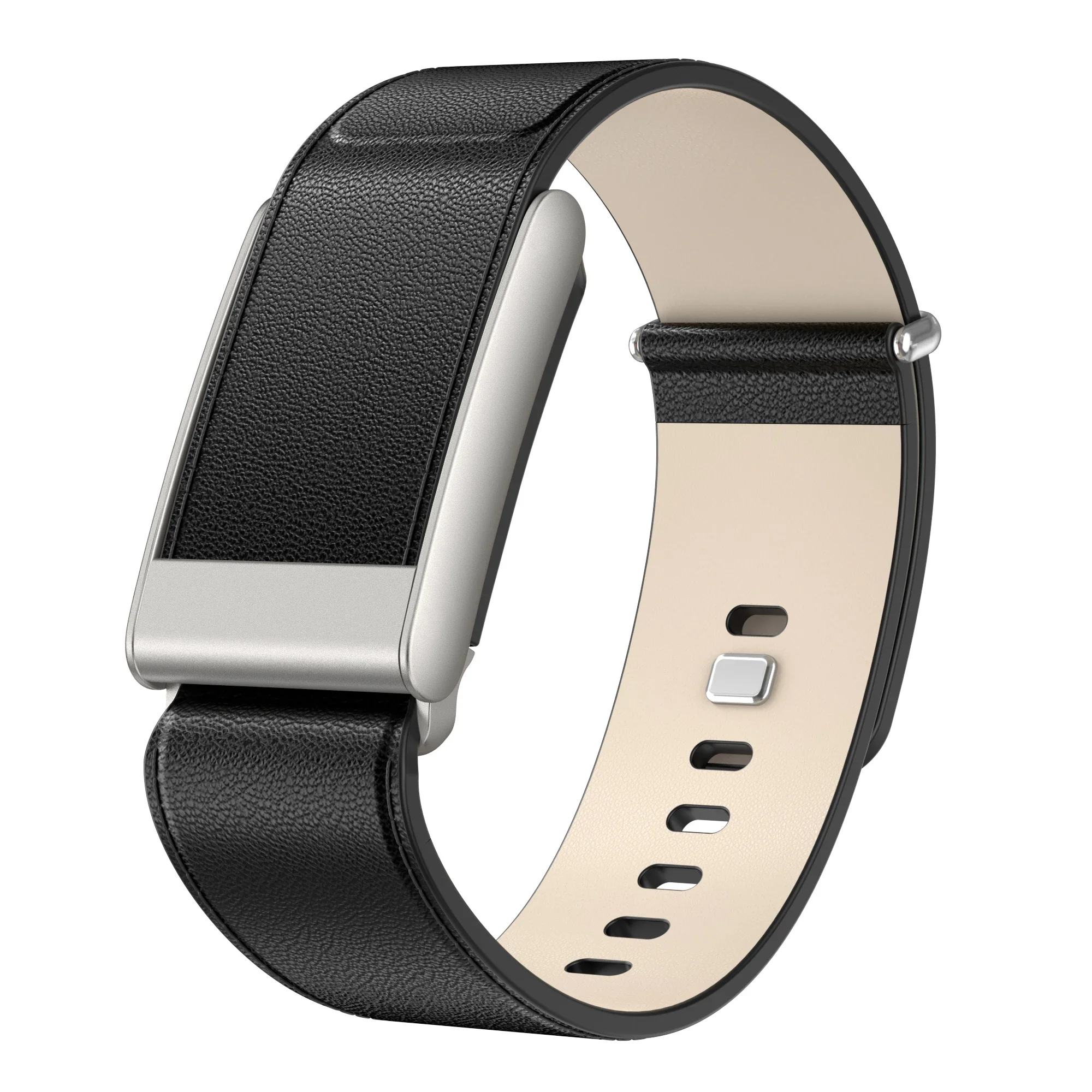 For Whoop 5.0/MG Watch Straps Genuine Leather Bands Compatible with WHOOP ONE Fitness Tracker Whoop Life ECG Straps Wristband