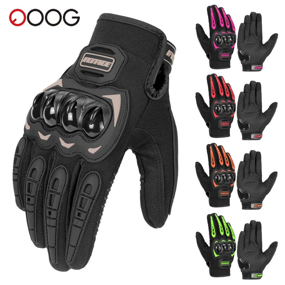 

Motorcycle Gloves Motorbike Full Finger Protective Gloves Touch Screen Outdoor Motocross Non-slip Riding Gloves Breathable M-2XL