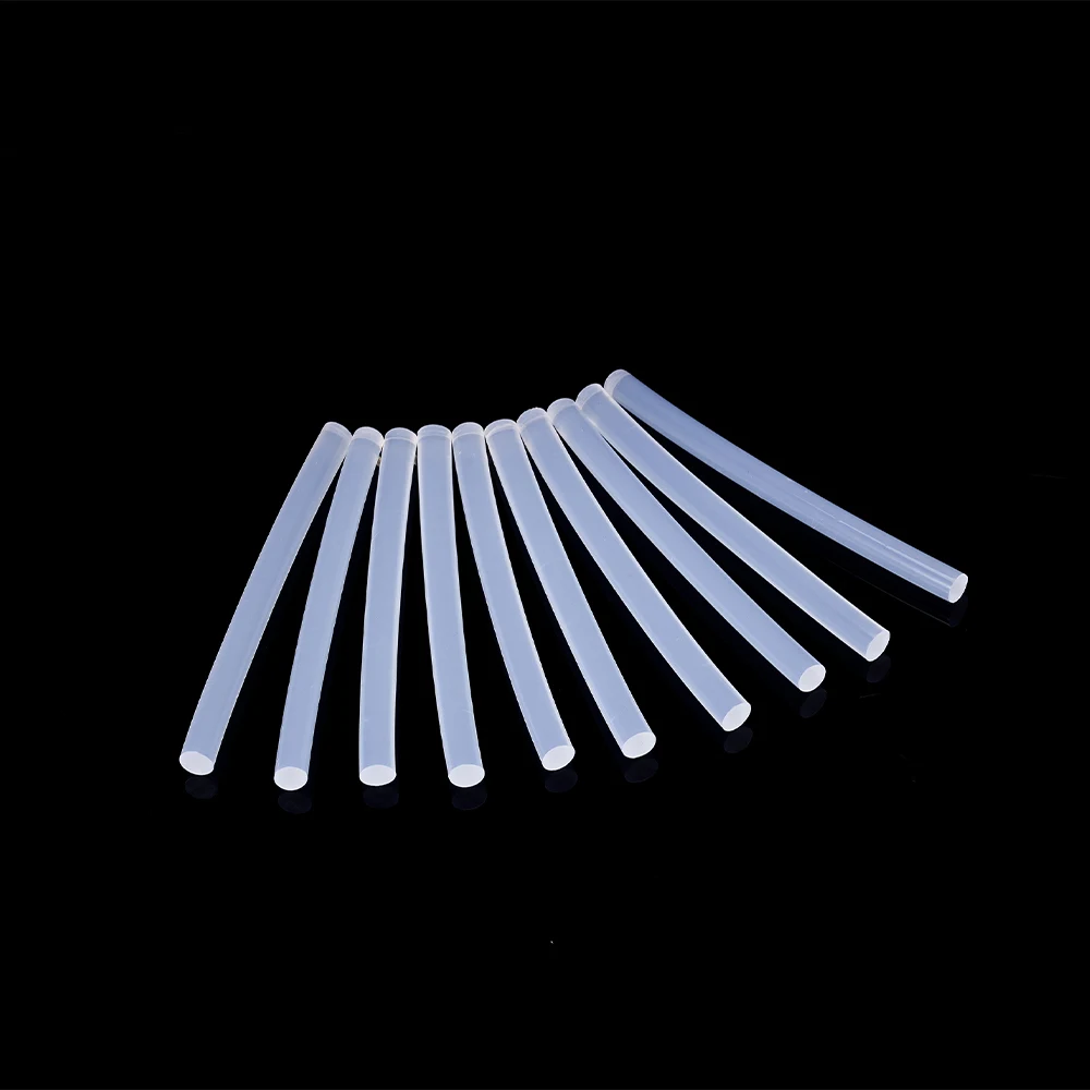 Hot Melt Glue Sticks 7mm X 200mm High Viscosity Transparent Adhesive Sticks for DIY Craft Home Repair & Packing 10pcs
