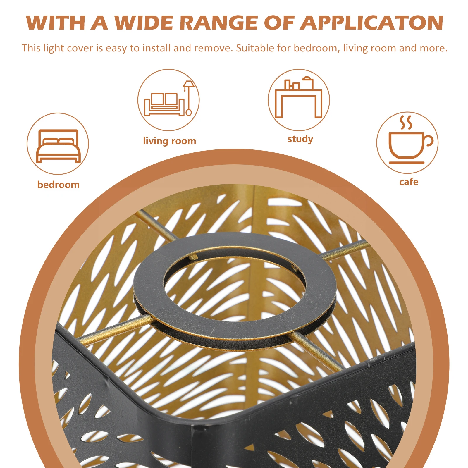 

Iron Hollow Lampshade Carved Tabletop Bedside Lamp Shade Light Cover Easy Install Remove Iron Lampshade Lamp Shade