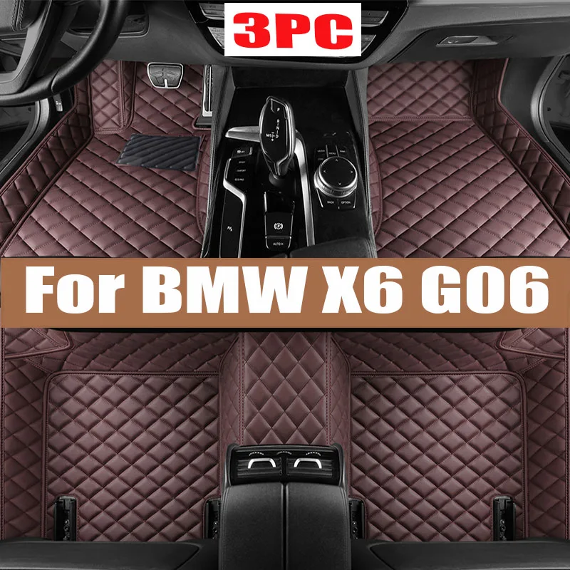 

Car Floor Mats For BMW X6 G06 2020 2021 Custom Auto Foot Pads Automobile Carpet Cover Interior Accessories