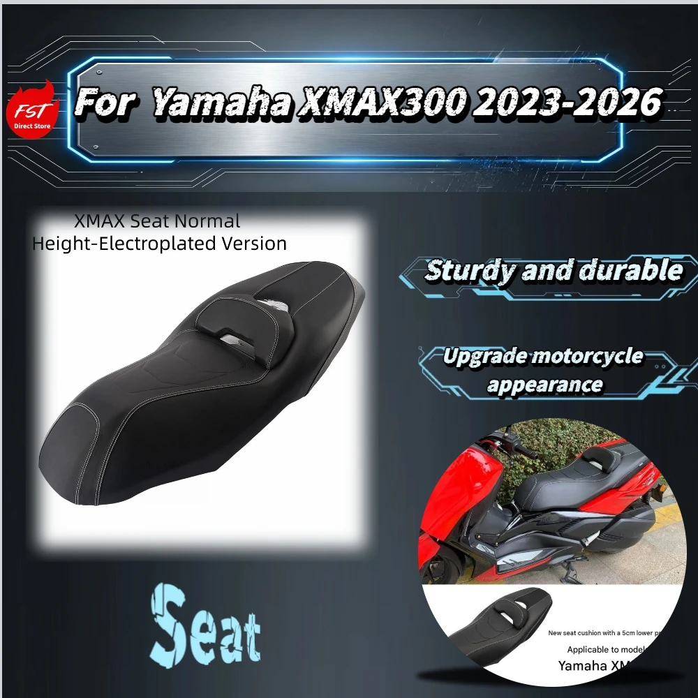 For Yamaha XMAX300 2023‑2026 Modified Spanish‑Style Seat, Lowered Height Saddle Mod Accessories