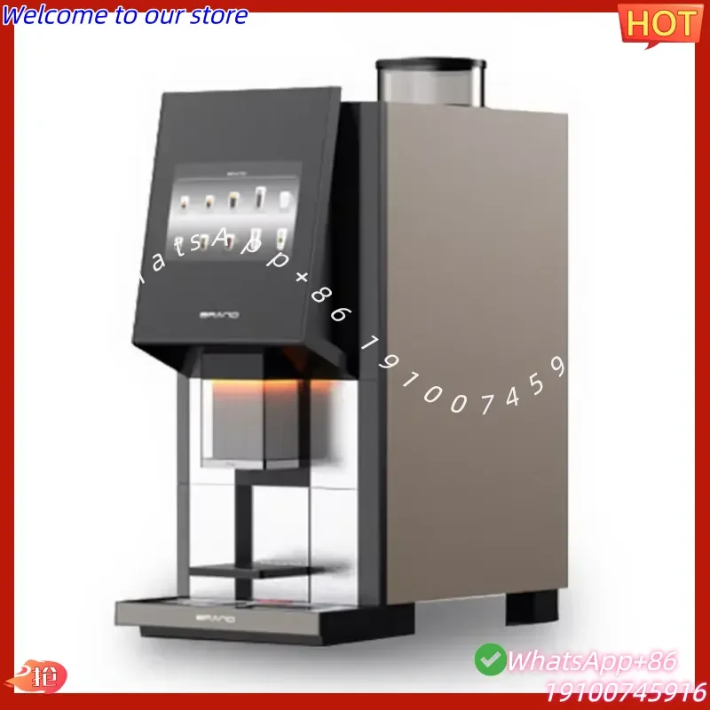 2026Hot High Quality Commercial Fully Automatic Self-Service Coffee Vending Machine Touchscreen QR Code Aluminum Alloy