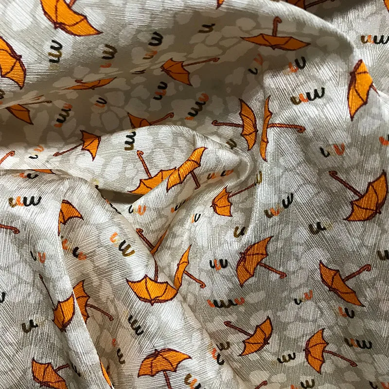 Tela de seda de satén de lujo, elástica, en zigzag, doble onda, ropa de seda de morera, tela de ano de arroz, almohadilla d...