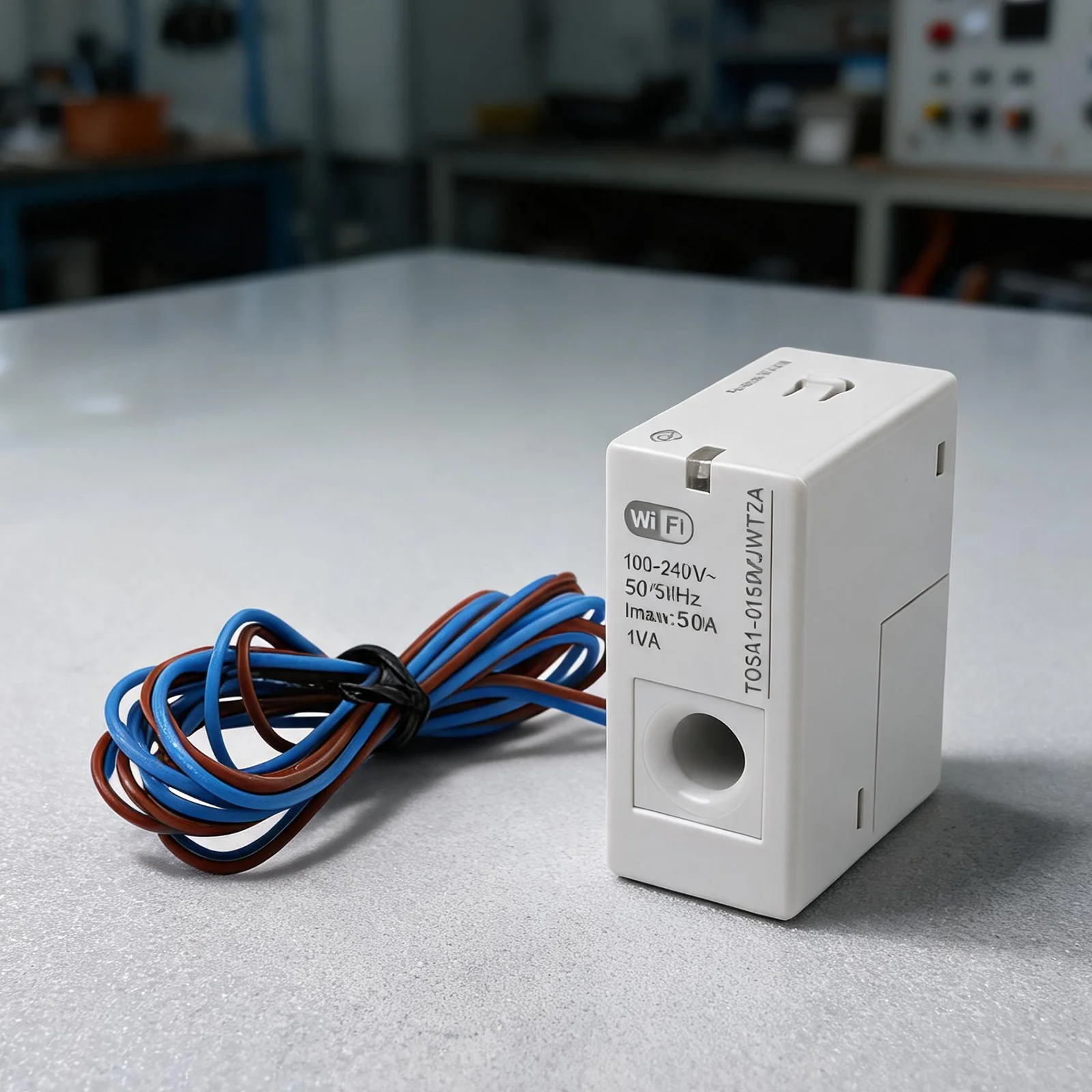 WiFi for Energy Meter 150A Compatible with For Tuya Smart for Real Time Power and Temperature Monitoring with Exportable Data