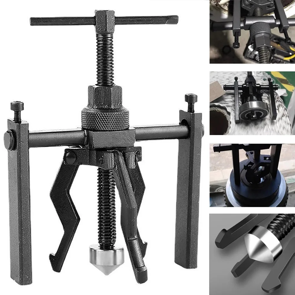 Car Bearing Puller Disassembly 3 Jaws Puller Car Repair Disassembly Tool Labor-saving Separation Bearing Remover Tools