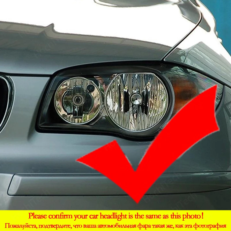 For BMW 1 Series E81 E82 E87 E88 gen Headlight 16 Color Dynamics Multi-Color RGB LED Angel Eye  Rings light