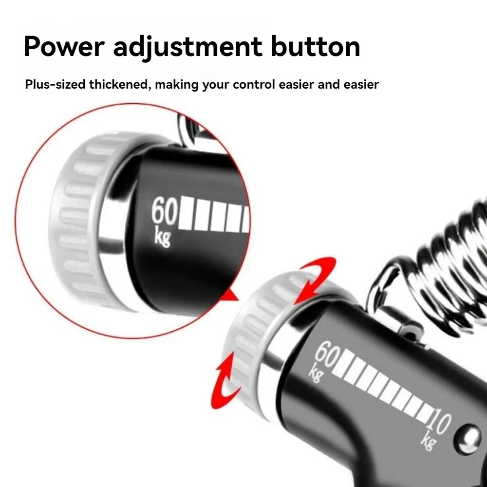 Grip Strength Grips Men'S Professional Training Arm Hand Strength Rehabilitation Stress Reduction Wrist Count Adjustable Grips image 4