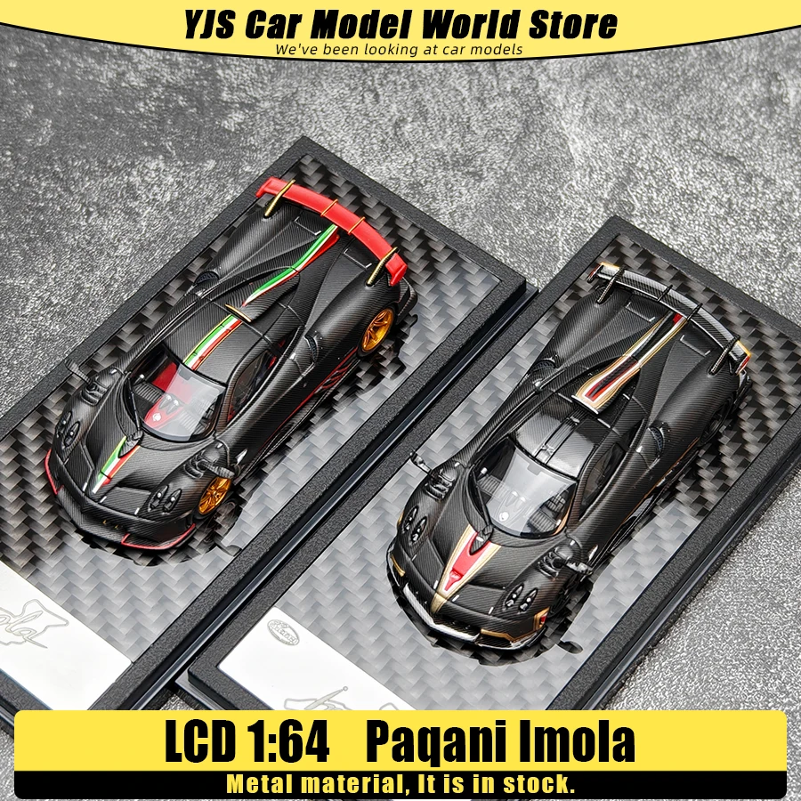 

Модель автомобиля Paqani Imola в масштабе 1:64, литая под давлением, новая, статическая, для демонстрации, коллекционная, подарок на праздник