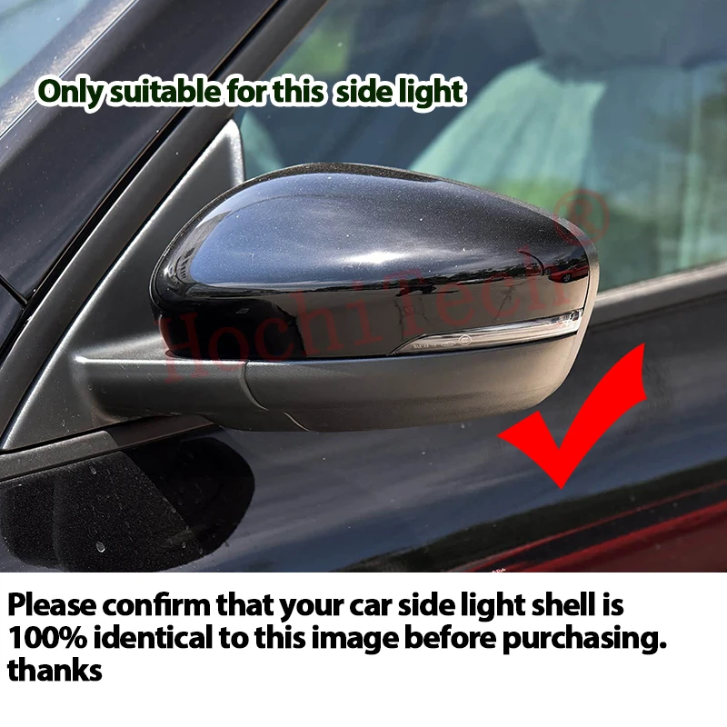 2x Dynamic Blinker LED Turn Signal Light Indicator Side Mirror Lamp for Ford Escape Ford Kuga CX482 MK3 2019-2025
