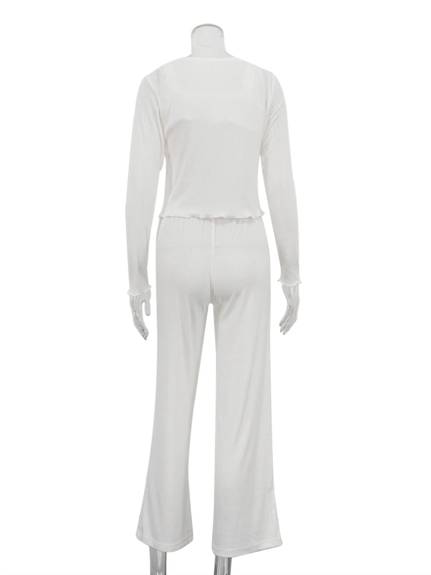 Marthaqiqi 여성용 O-넥 잠옷, 긴 소매 잠옷, 탱크 탑, 잠옷 바지, 캐주얼 여성 잠옷, 3 피스 세트