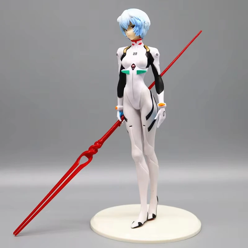 23cm Ayanami Rei Action Figures NEON GENESIS EVANGELION PVC Figurines Model Anime EVA Garage Kits Toy Ornaments ACG Collection