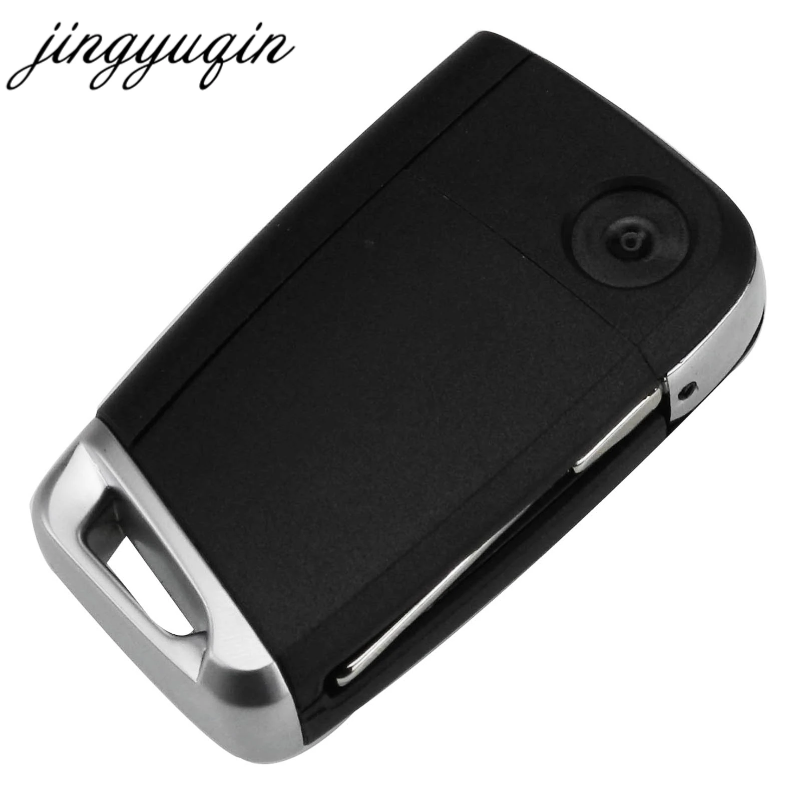 Jingyuqin Flip Chiave Pieghevole Fob Borsette Per VW Golf 7 GTI MK7 Skoda Octavia A7 Sedile A Distanza Ricambi Auto Keyless caso