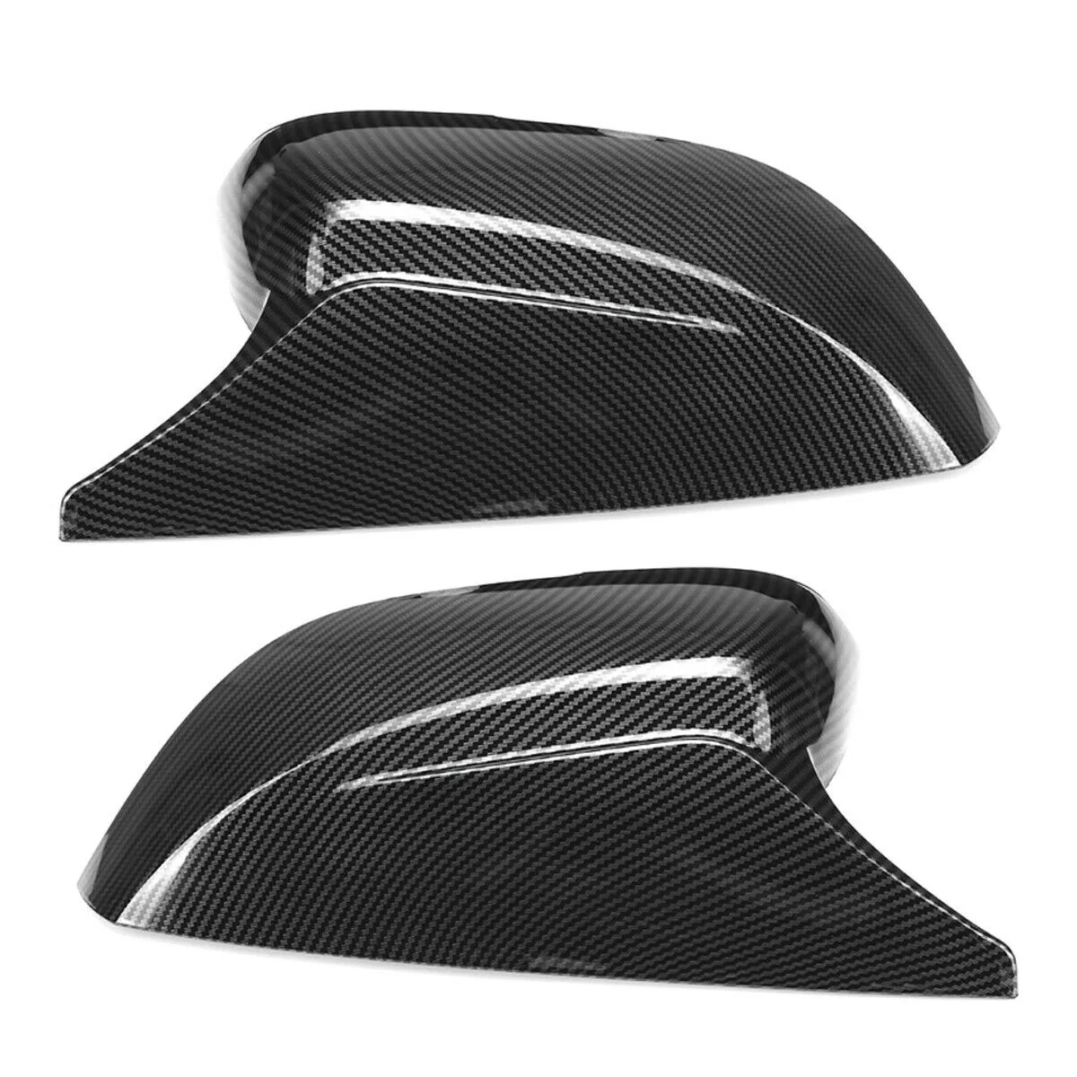 For Infiniti Q50 Q60 Q70 QX30 2014-2021 Carbon Fiber Color Rearview Mirror Cover Caps Side Door Mirror M Style Pair
