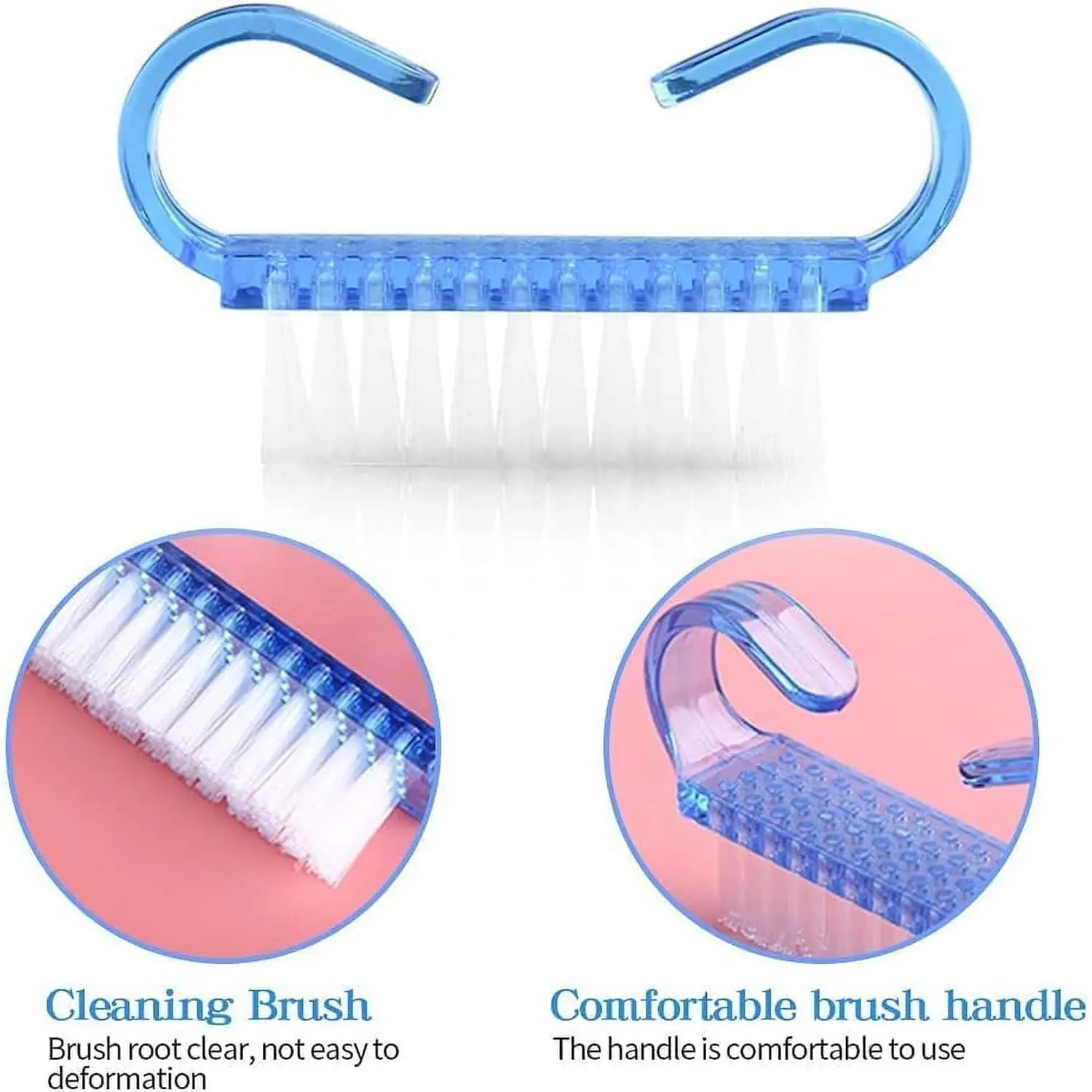 5 Teile/satz Farbe Zufällig Heiße Verkäufe Nagel Reinigung Sauber Pinsel Werkzeug Datei Maniküre Pediküre Weiche Entfernen