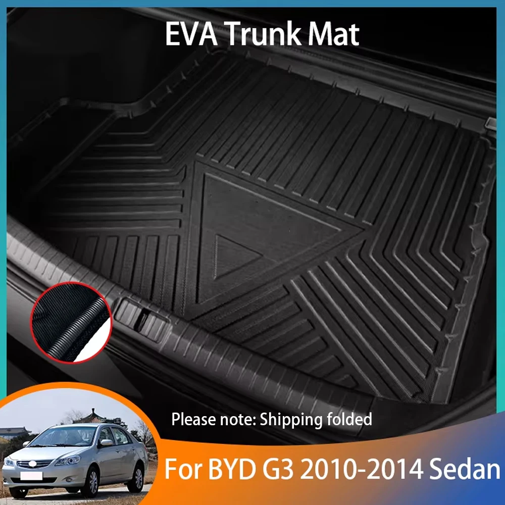 For BYD G3 2010 2011 2012 2013 2014 Sedan Accessories Vehicle supplies Tray Liner Cargo Boot Trunk Tailored Protective Storage