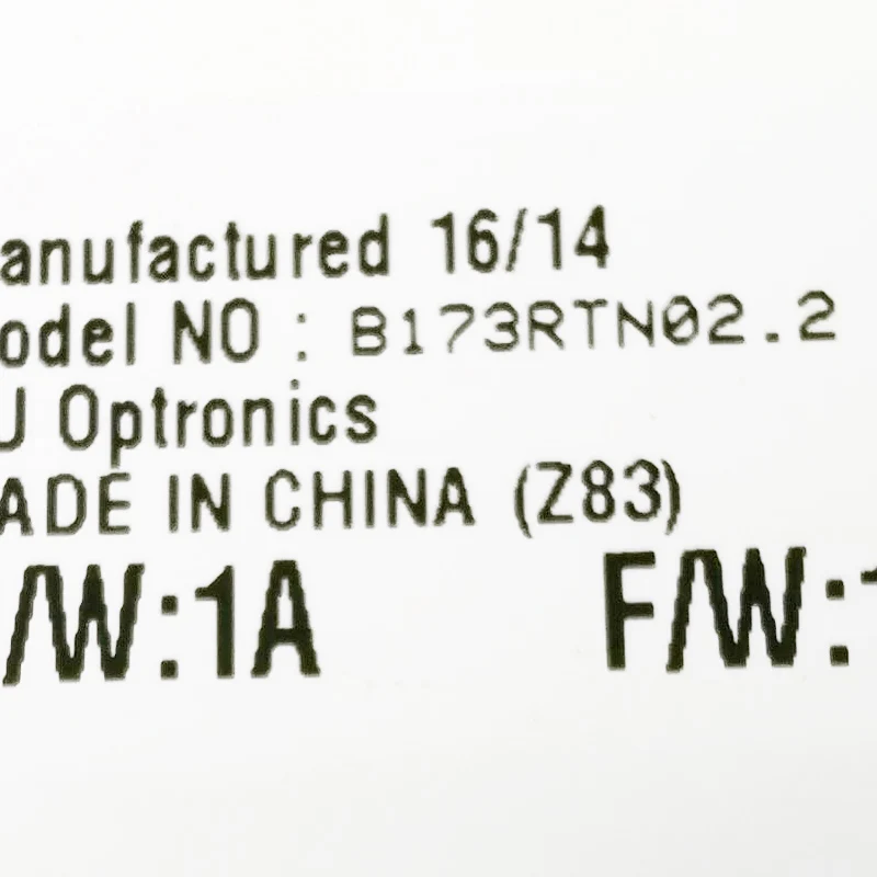 B173RTN02.2 N173FGA-E44 B173RTN02.0 NT173WDM-N11 B173RTN02.1 N173FGA-E34 NT173WDM-N21 1600*900 17.3'' 30-PIN Laptop Lcd Screen