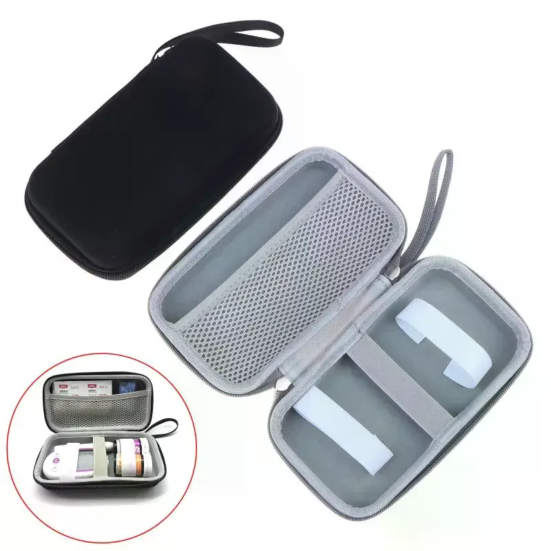 /JCS/Glucose Meter Office Health Storage Bag Blood Organizer Kit Case Diabetes Testing Monitoring Zipper With For Pcs Travel 1 view 2