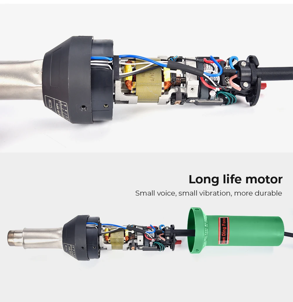 Nieuwe XINDINGFENG 1600W 1G3 Hete Lucht PVC Plastic Extrusie Lasser Machine 220V 50/60Hz Voor PVC materialen