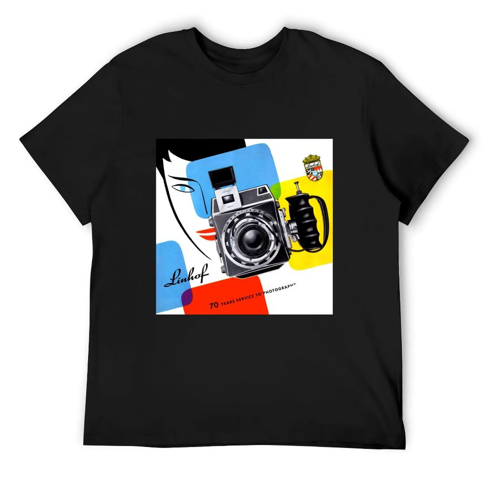 Linhof camera vintage advert T-Shirt vintage clothes vintage t shirts anime t shirts for men pack