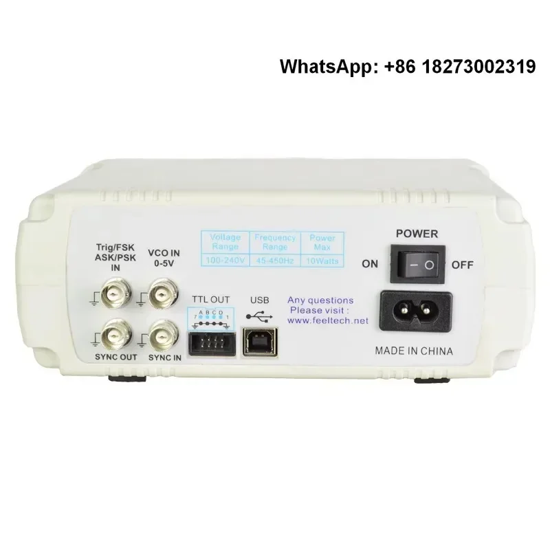 FY6600 Programmable Dual Channel DDS Function Arbitrary Waveform Signal Generator/Pulse Signal Source/Frequency Meter