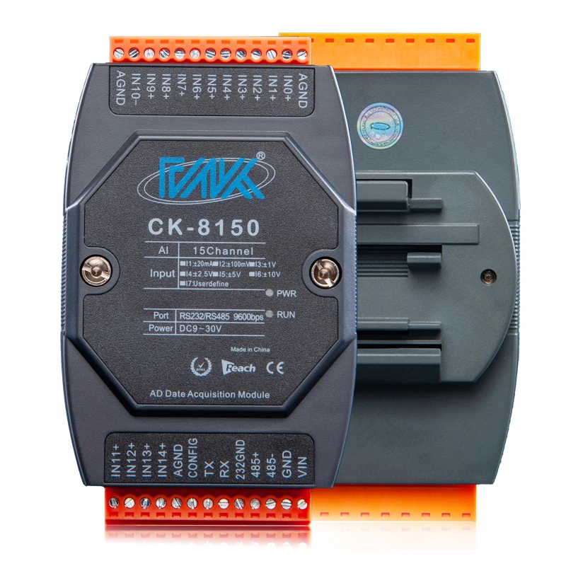 

CK-8150 высокоточное 15-канальное одностороннее получение данных в промышленный интеллектуальный модуль modbus RS485
