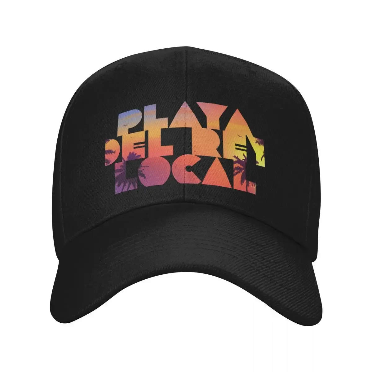 

PLAYA DEL REY LOCAL Baseball Cap Anime Rave beach hat For Men Women's