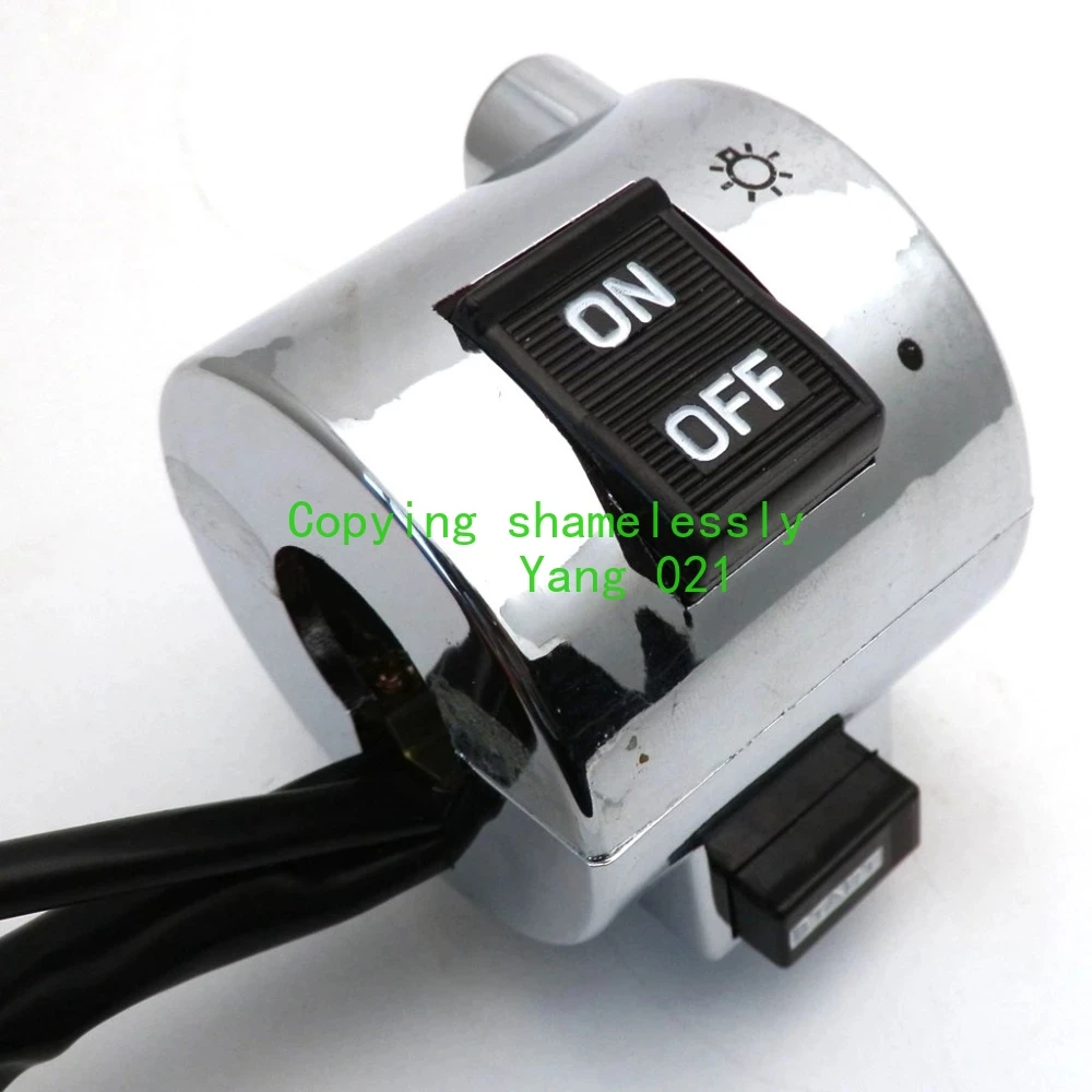 1 Pair Right and Left Side Chrome Plated Control Switch for GY6 Moped Retro Scooter 50cc 125cc 150cc image 2
