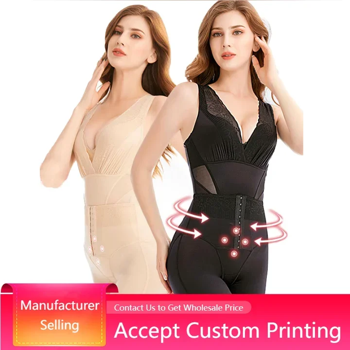 Custom Logo Compression Back Support Waist And Thigh Trainer Body Shapers Women