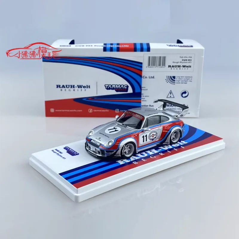 

Tarmac Works 1:43 Scale RWB 911 930 993 Martini Alloy Car Model Collection Classics Adult Souvenir Gift Static Display