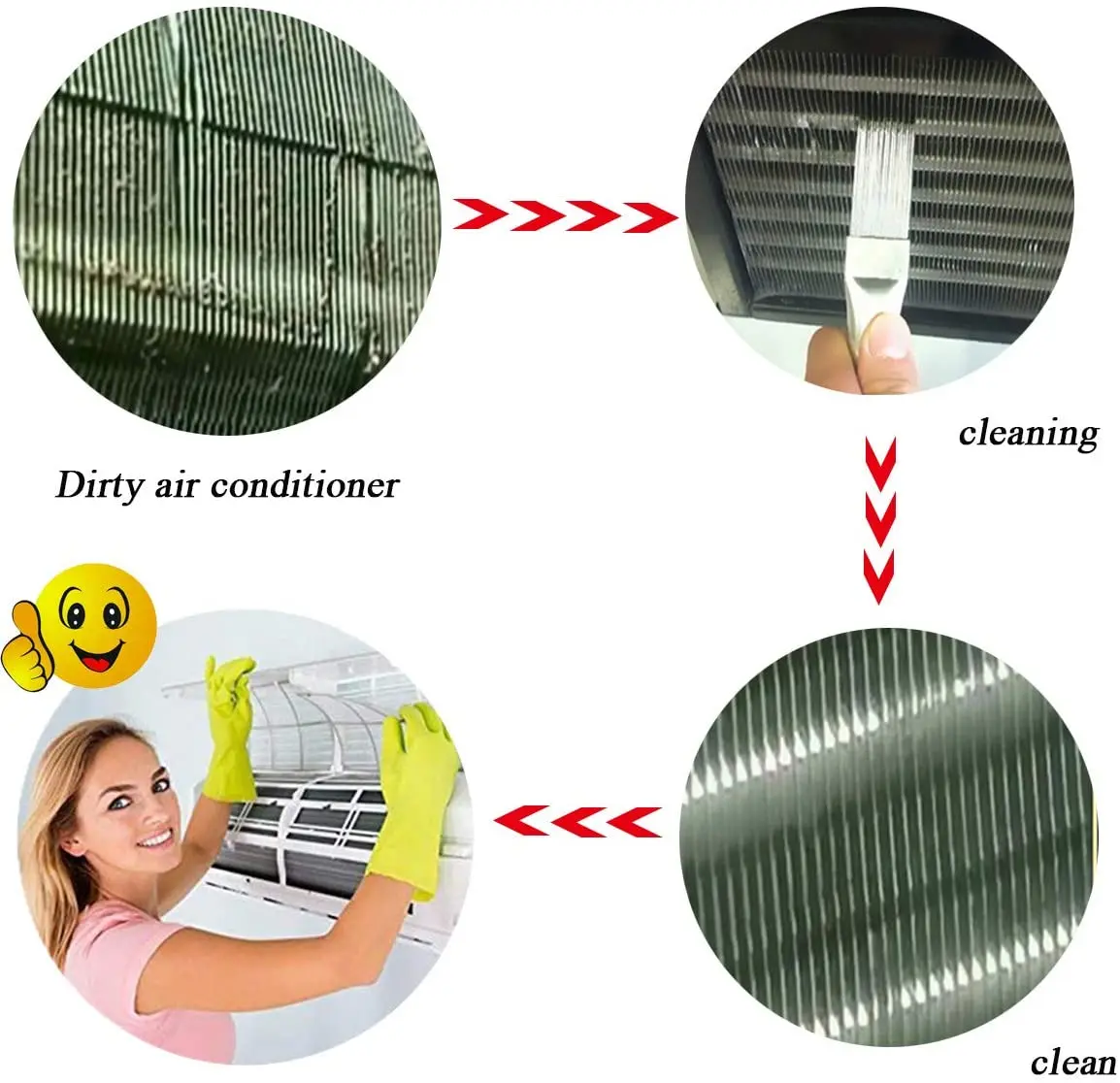 Điều Hòa Không Khí Vây Công Cụ Sửa Chữa Cuộn Dây Lược Một/C HVAC Ngưng Tụ Tản Nhiệt Đa Năng