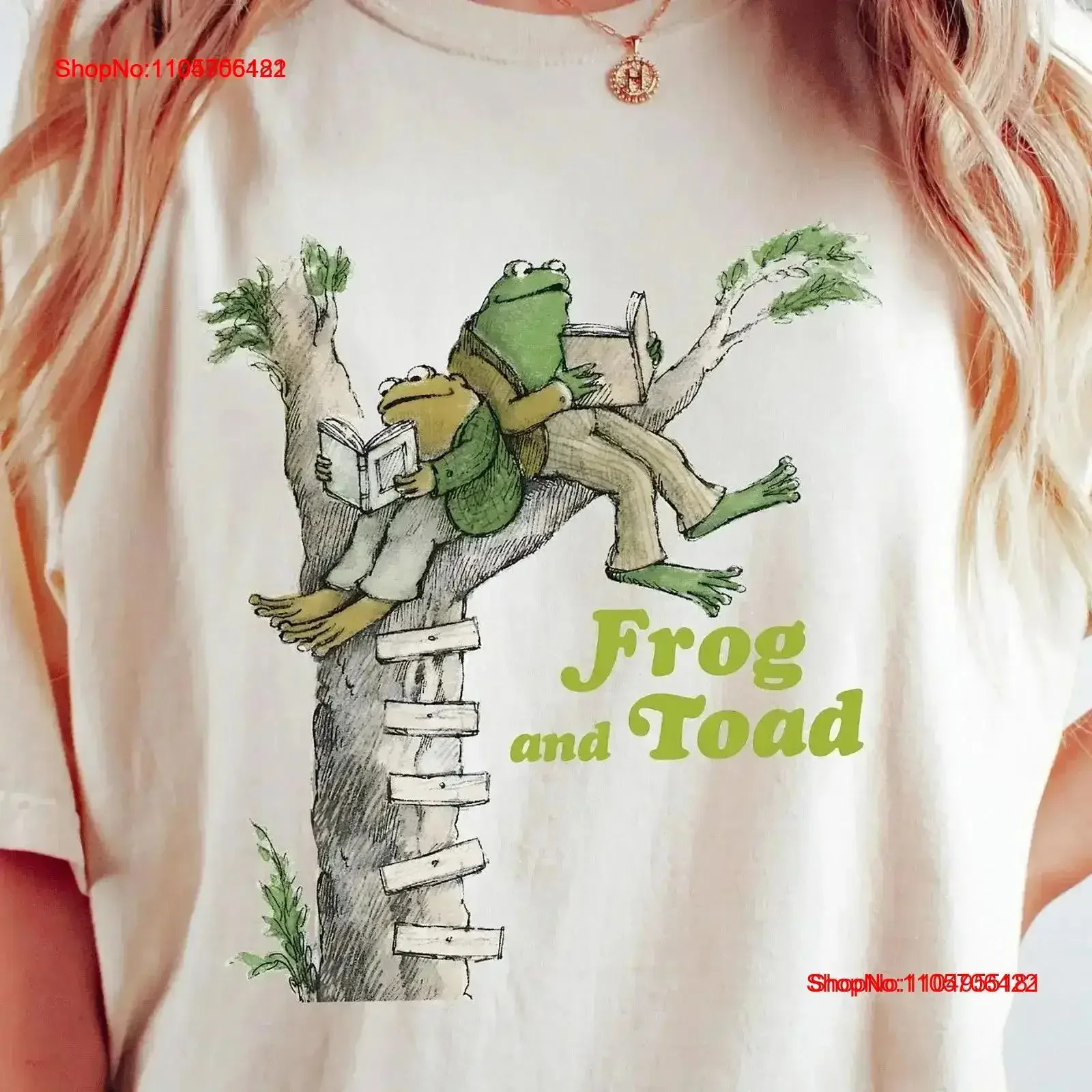 Frog and Toad T Shirt Classic Book Sweater Aesthetic Woman Clothing Lover Old Cottagecore SweaT vintage Washed vintage Washed