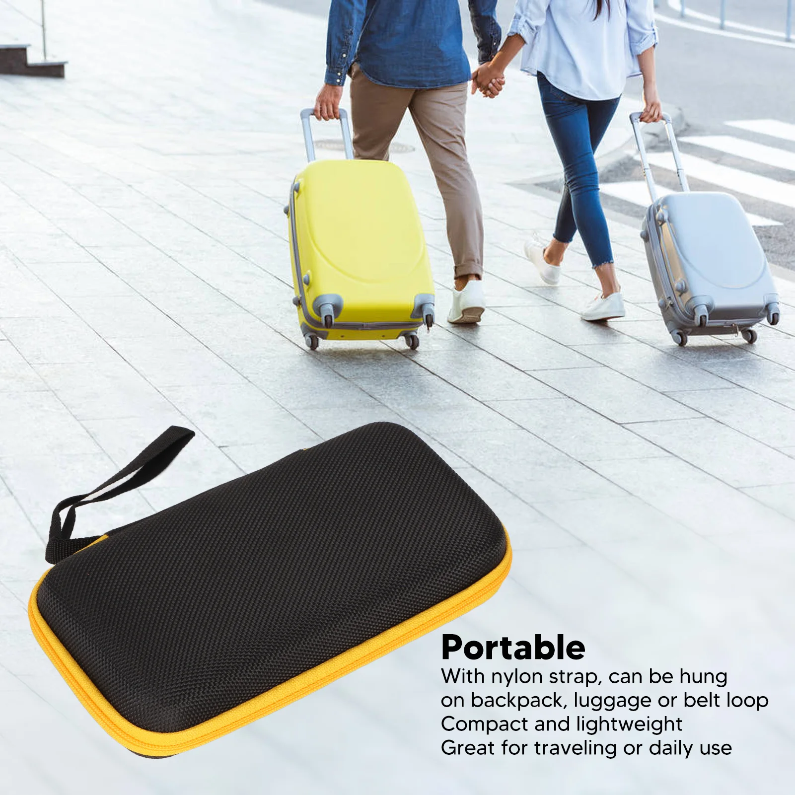 Handheld Console Hard Carrying Case Game Console Travel Storage Bag Shockproof Compact Waterproof Portable for 351M for RG405M