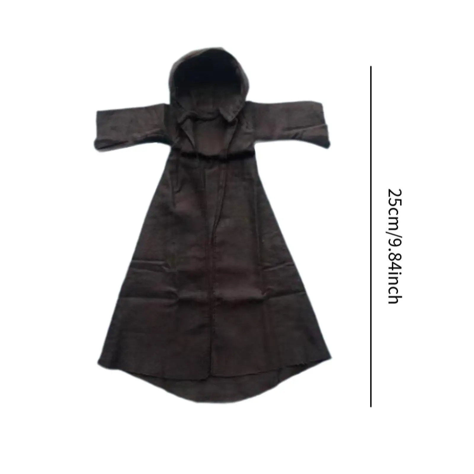 1/6 Scale Cape Robe with Hat Hoodie for 12 inch Female Action Figures image 6