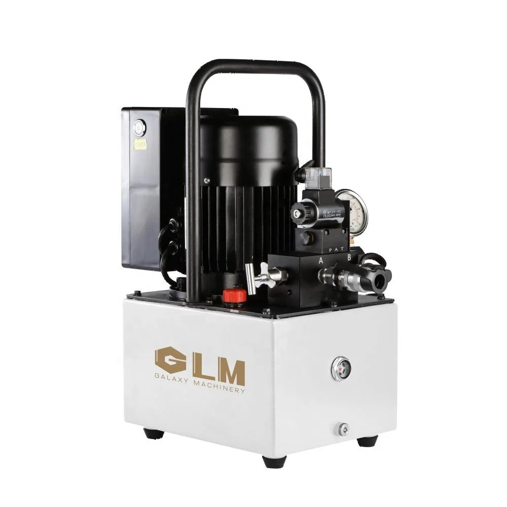 High Efficiency 700bar Double Action Design Easy To Install GLM PE Steel Hydraulic Electric Pump For Construction And Mining