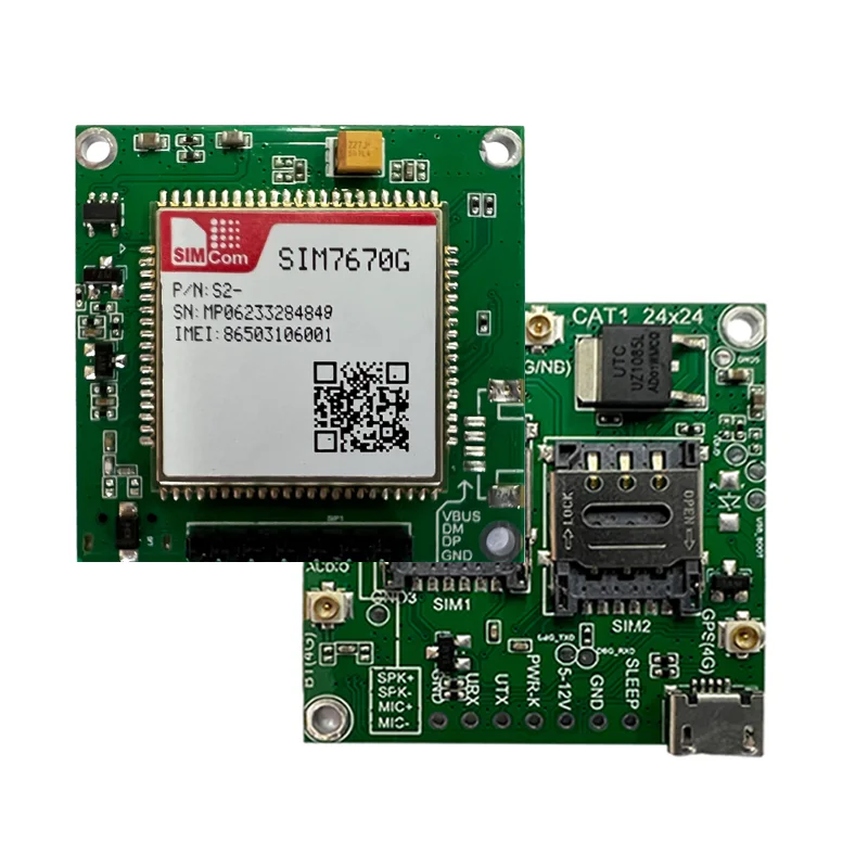 SIMcom-placa base SIM7670G SIM7670G MNGV SIM7670G LNGV CAT1, chip Qualcomm, compatible con Datos + GNSS (opcional) sin v, versión Global