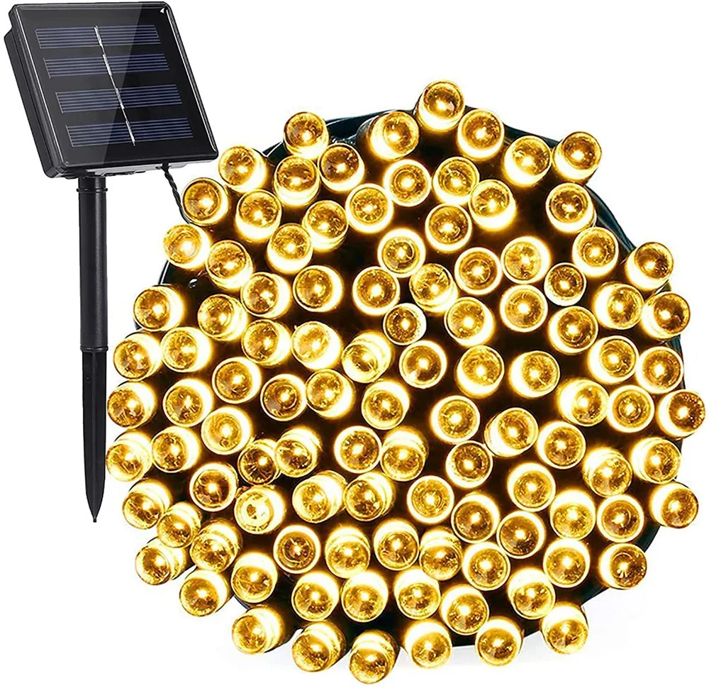 Solar String Fairy Light LED Waterproof Outdoor 10M/20M Garland Solar Power Street Lamp Festoon Christmas Party For Garden Decor